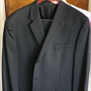 Woolmark Apt 9 Pinstriped suit